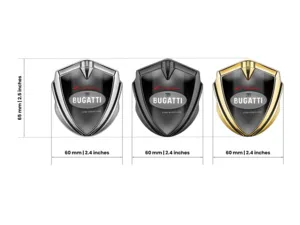 Bugatti Abzeichen Selbstklebend Limitierter Stil Schicker Rand